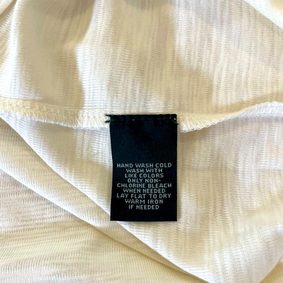 Ralph Lauren Jeans Co. Size Small Sleeveless Top Cotton Ivory - Picture 6 of 6